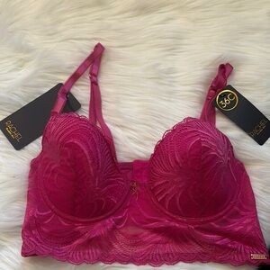 Rachel Roy Pink Lace Bra